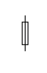 Symbole d'un Fusible. Photo d'un symbole de fusible